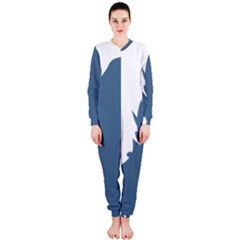 Blue White Hill Onepiece Jumpsuit (ladies) 