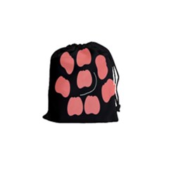 Craft Pink Black Polka Spot Drawstring Pouches (small) 