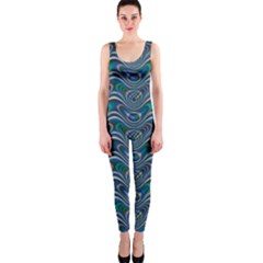Boomarang Pattern Wave Waves Chevron Green Line Onepiece Catsuit