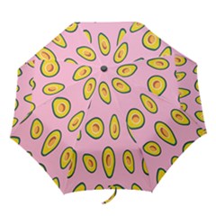 Fruit Avocado Green Pink Yellow Folding Umbrellas