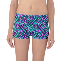 Circle Purple Green Wave Chevron Waves Boyleg Bikini Bottoms