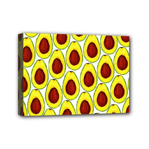 Avocados Seeds Yellow Brown Greeen Mini Canvas 7  X 5 