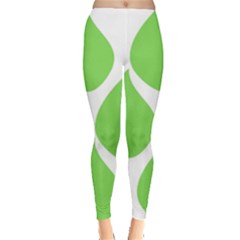 Green Water Rain Leggings 