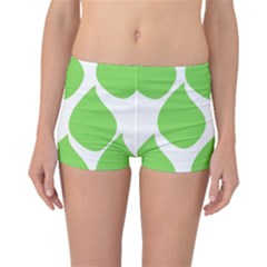 Green Water Rain Boyleg Bikini Bottoms