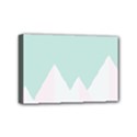 Montain Blue Snow Chevron Wave Pink Mini Canvas 6  x 4  View1