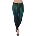 Lines Light Shadow Vertical Aurora Velvet Leggings View1