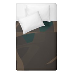 Tree Jungle Brown Green Duvet Cover Double Side (single Size) by Mariart