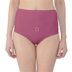 Stop Already Hipnotic Red Circle High-waist Bikini Bottoms