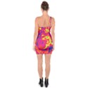 Abstract art One Soulder Bodycon Dress View2