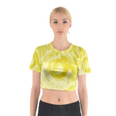 Abstract art Cotton Crop Top