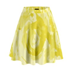 Abstract art High Waist Skirt