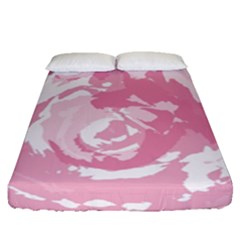 Abstract art Fitted Sheet (Queen Size)