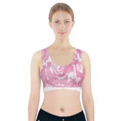 Abstract art Sports Bra With Pocket