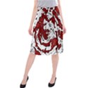 Abstract art Midi Beach Skirt View1