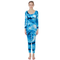 Abstract Art Long Sleeve Catsuit by ValentinaDesign