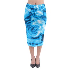 Abstract Art Midi Pencil Skirt