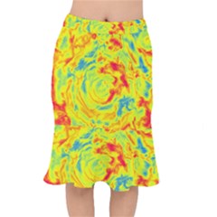 Abstract Art Mermaid Skirt by ValentinaDesign