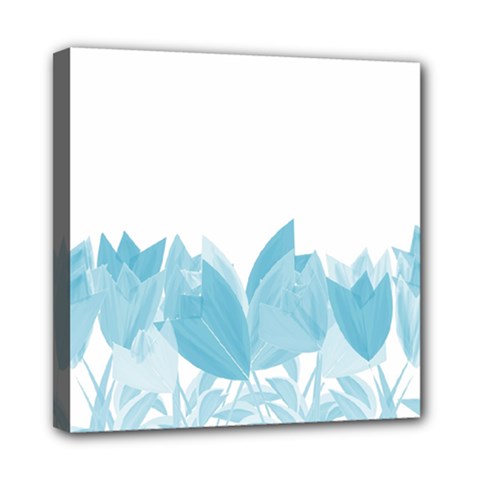 Tulips Mini Canvas 8  X 8  by ValentinaDesign