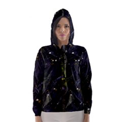 Abstract Design Hooded Wind Breaker (women) by ValentinaDesign