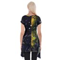 Abstract design Short Sleeve Side Drop Tunic View2