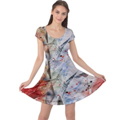 Abstract Design Cap Sleeve Dresses by ValentinaDesign