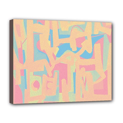Abstract art Canvas 14  x 11 