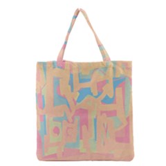 Abstract art Grocery Tote Bag