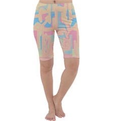 Abstract art Cropped Leggings 