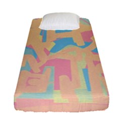 Abstract art Fitted Sheet (Single Size)