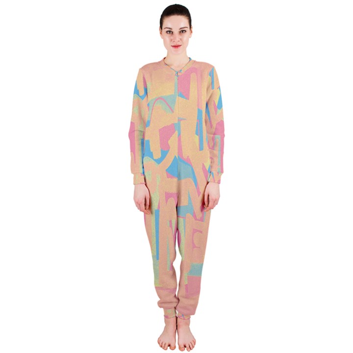 Abstract art OnePiece Jumpsuit (Ladies) 