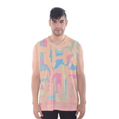 Abstract art Men s Basketball Tank Top