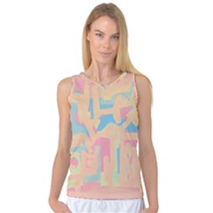 Abstract art Women s Basketball Tank Top