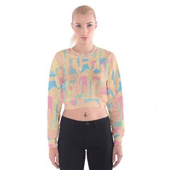 Abstract art Cropped Sweatshirt