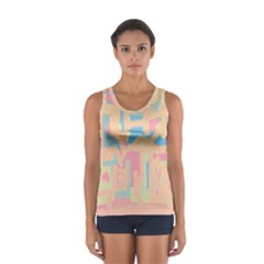 Abstract art Women s Sport Tank Top 