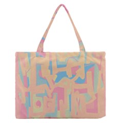 Abstract art Medium Zipper Tote Bag