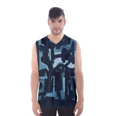 Abstract Art Men s Basketball Tank Top by ValentinaDesign