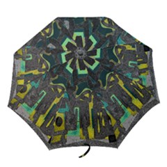 Abstract Art Folding Umbrellas by ValentinaDesign