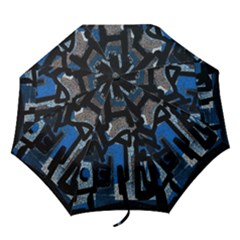 Abstract Art Folding Umbrellas by ValentinaDesign