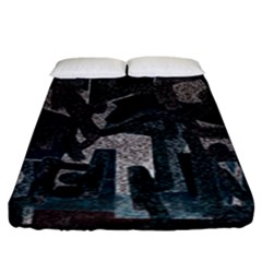 Abstract Art Fitted Sheet (king Size)