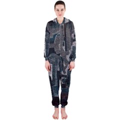 Abstract Art Hooded Jumpsuit (ladies) 