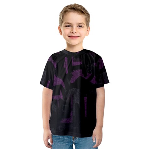 Abstract Art Kids  Sport Mesh Tee by ValentinaDesign