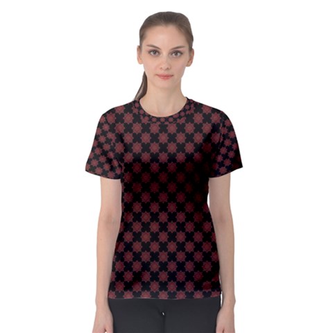 Pattern Women s Sport Mesh Tee by ValentinaDesign