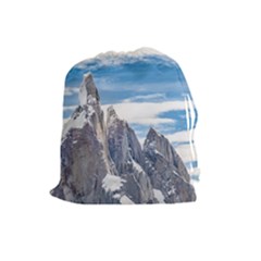 Cerro Torre Parque Nacional Los Glaciares  Argentina Drawstring Pouches (large)  by dflcprints