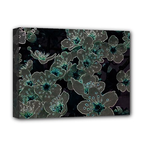 Glowing Flowers In The Dark C Deluxe Canvas 16  x 12  