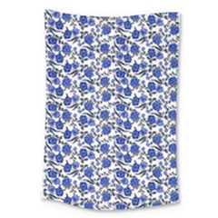 Roses Pattern Large Tapestry