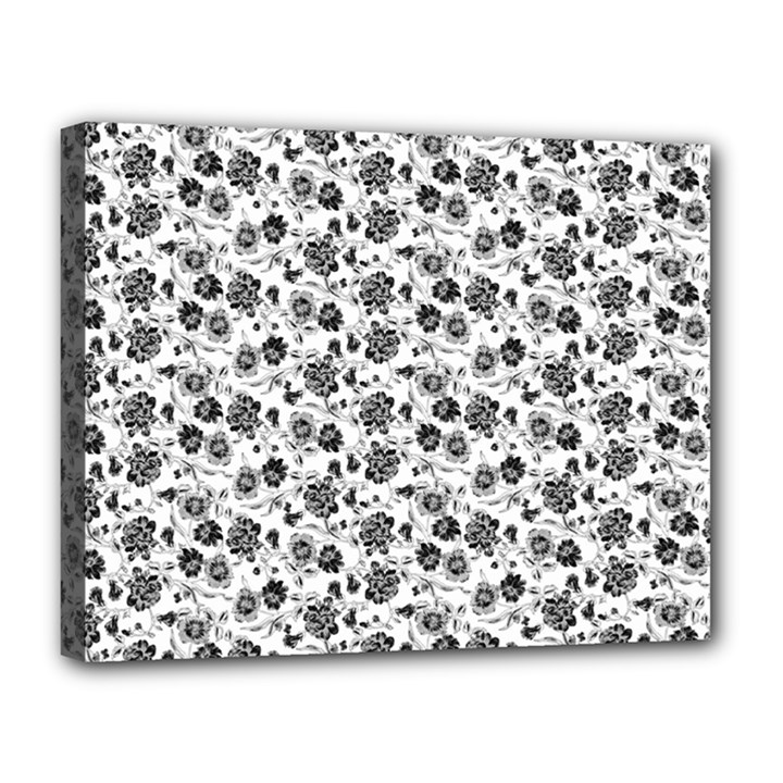 Roses pattern Canvas 14  x 11 