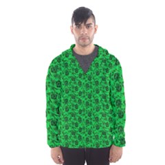 Roses pattern Hooded Wind Breaker (Men)