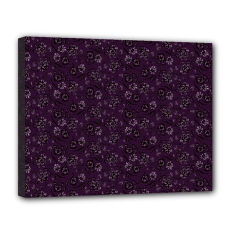 Roses pattern Canvas 14  x 11 