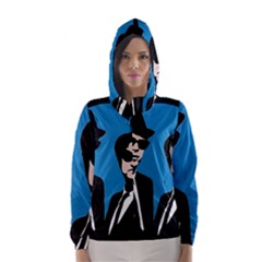 Blues Brothers  Hooded Wind Breaker (women) by Valentinaart