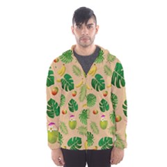 Tropical pattern Hooded Wind Breaker (Men)